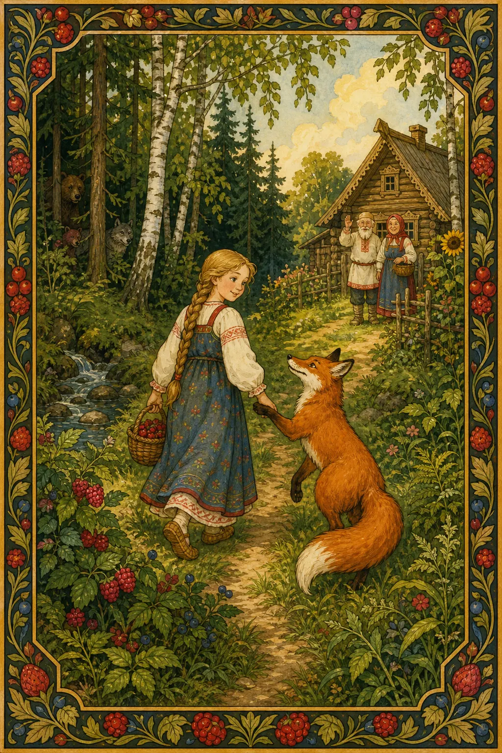 Снегурушка и лиса