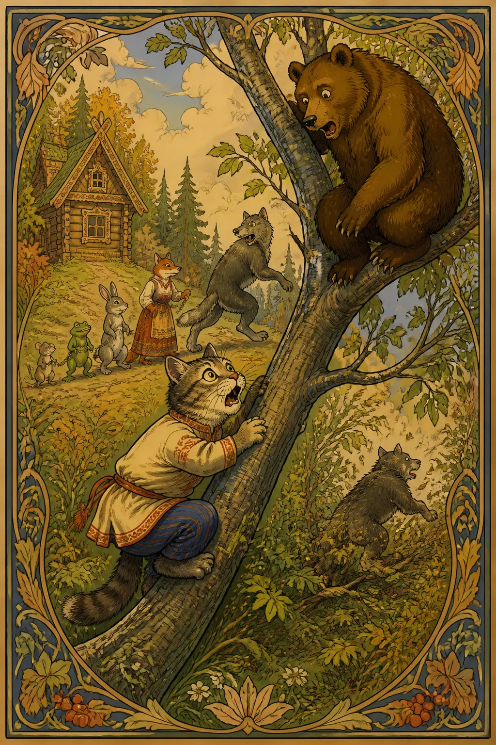 Кот и лиса