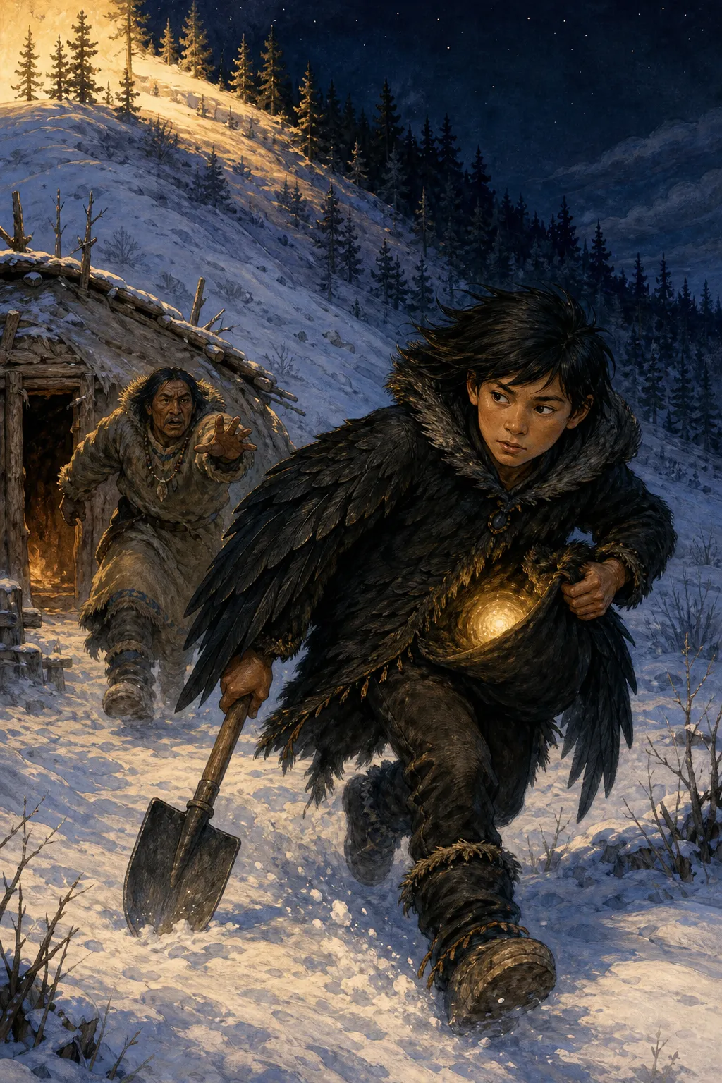 Illustration for "Raven Tales": Raven Tales