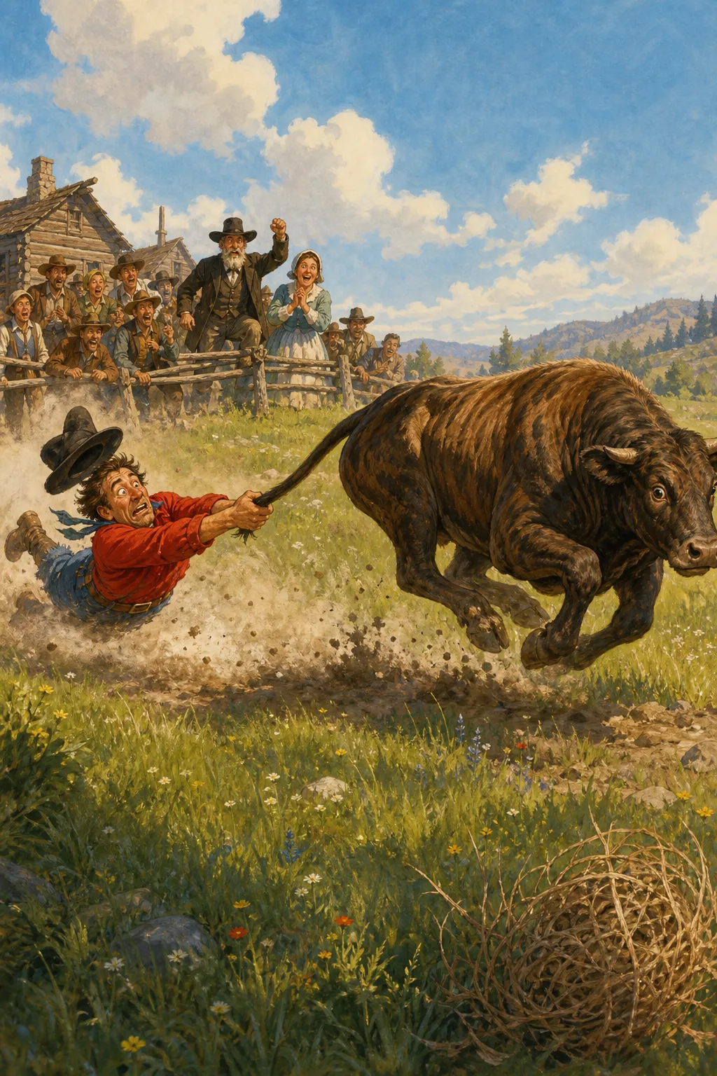 Illustration for "Mike Fink": Mike Fink