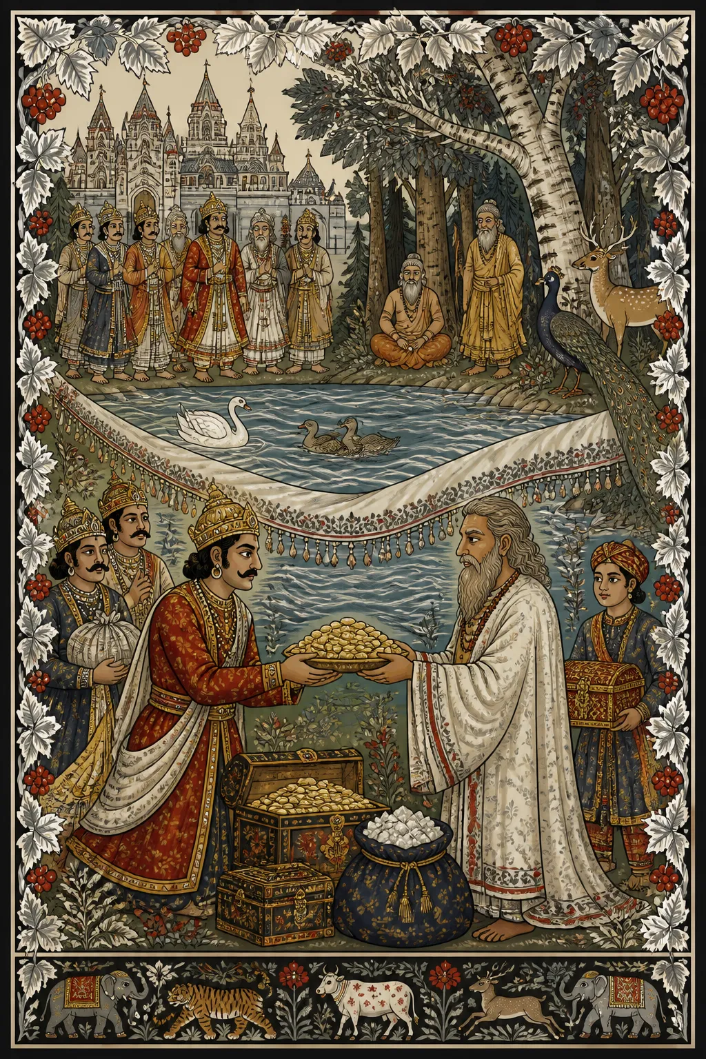 Illustration for "Kathasaritsagara (“Ocean of Stories”)": catalog vertical cover image seed