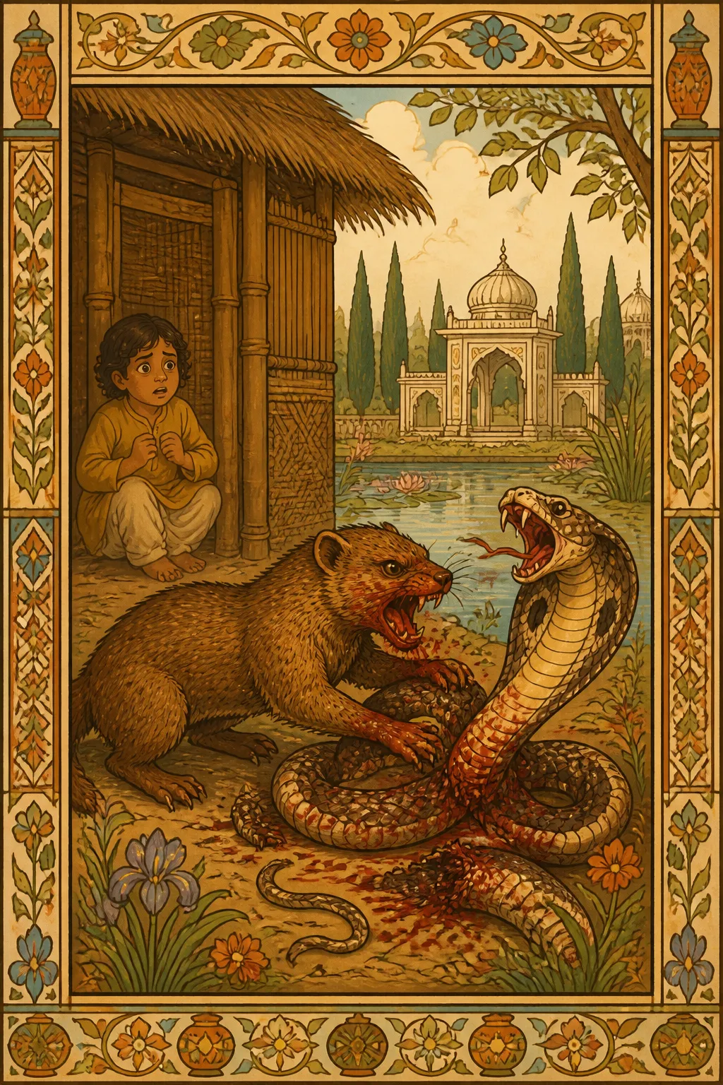 Иллюстрация к сказке «Кобра и мангуст»: catalog vertical cover image seed
